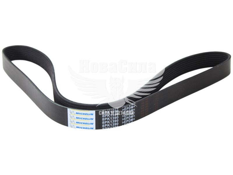 Ремінь поліклиновий 8PK1390 (Michelin) генер. BMW 3 (F30) з11р.в. (2.0d)