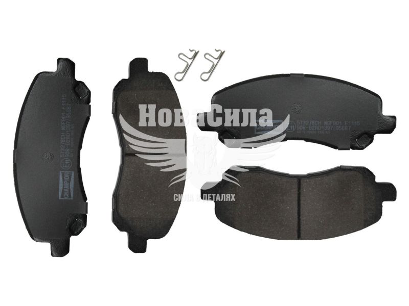 Колодки гальмівні Mitsubishi Outlander з03-06р.в. перед. (Champion)