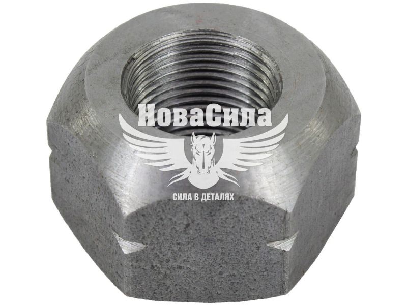 Гайка колеса 53-ГАЗ перед. лів. (Автрамат) 131-ЗИЛ