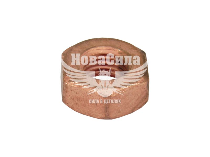 Гайка колектора ГАЗ, ЗИЛ, Камаз мідна (СНД) (М10х1.25)