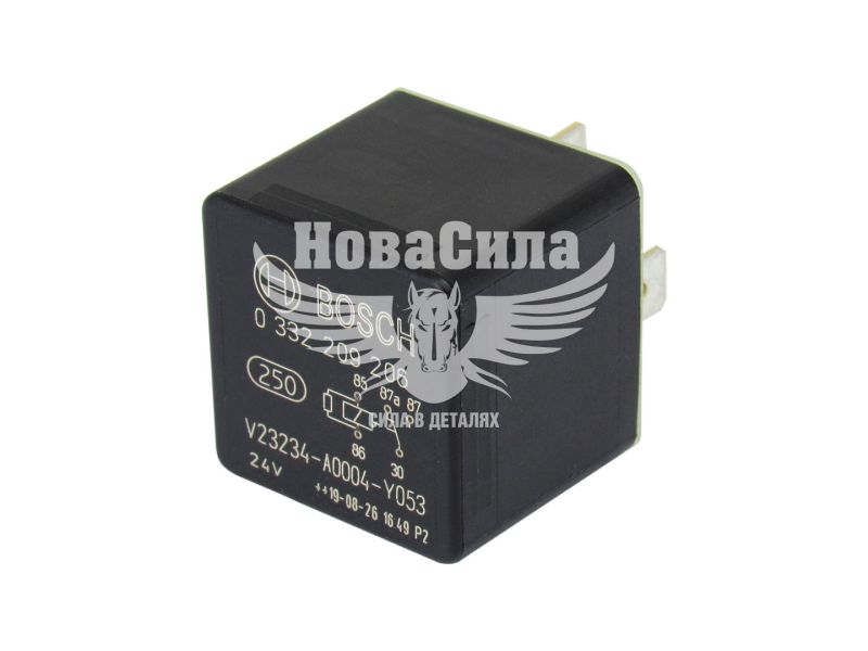 Реле в блок запоб. DAF, IVECO, MAN 5-кон. 24V 20A (Bosch)