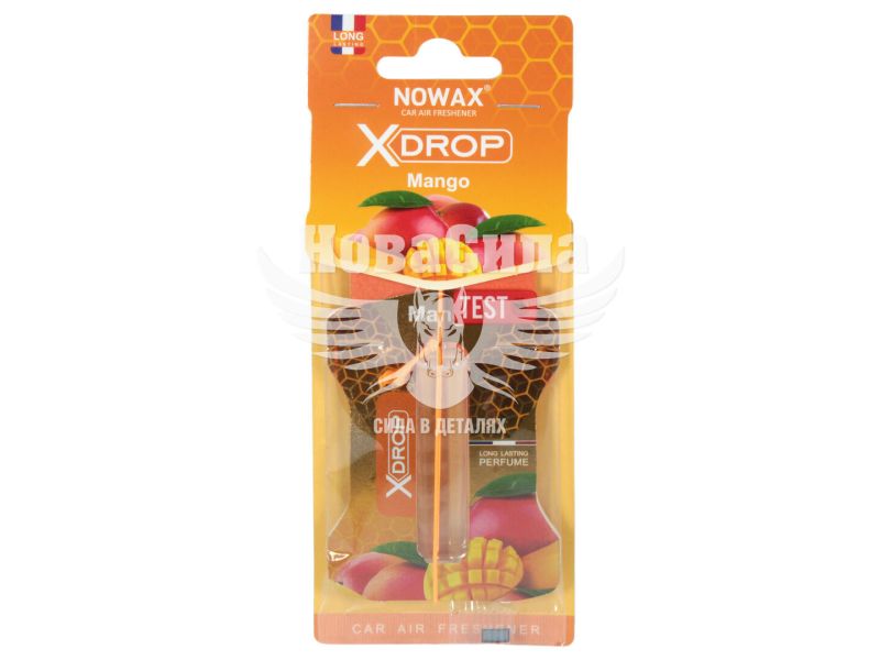 Ароматизатор (Nowax) X Drop Mango (рідкий картка) 5мл.