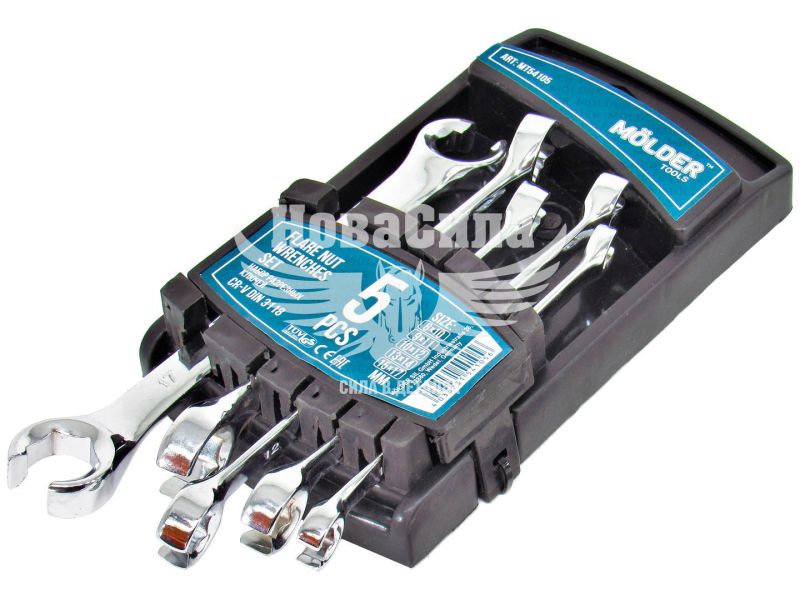 Набір ключів розрізних (Molder Tools) 5шт.
