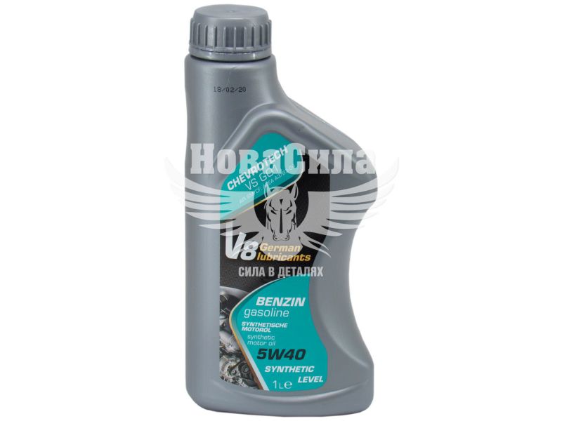 Моторна олива бензин 5W-40 (V8) Synthetic Level Benzin 1л.