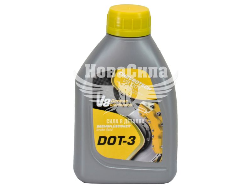 Гальмівна рідина (V8) НЕВА DOT-3 0.4л.