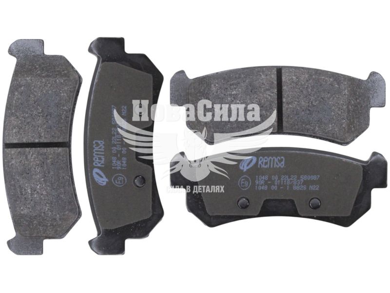 Комплект гальмівних колодок, дискові гальма (REMSA) 1048.00 CHEVROLET DAEWOO