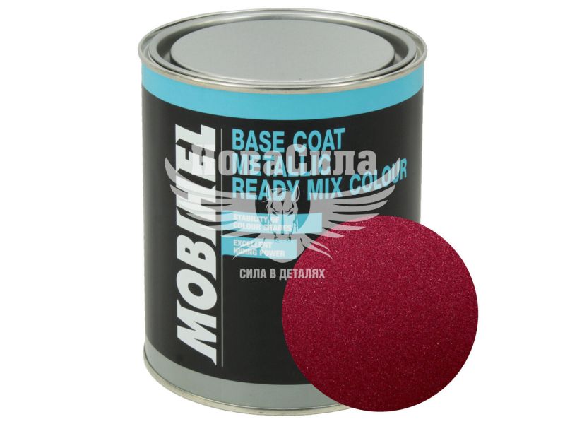 Автофарба металік (HELIOS Mobihel) Daewoo 74U Spinel Red 1л.