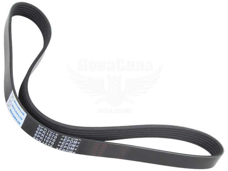 Ремінь поліклиновий 6PK1070 (Michelin) генер. VW T-4 з90-03р.в. (2.0)