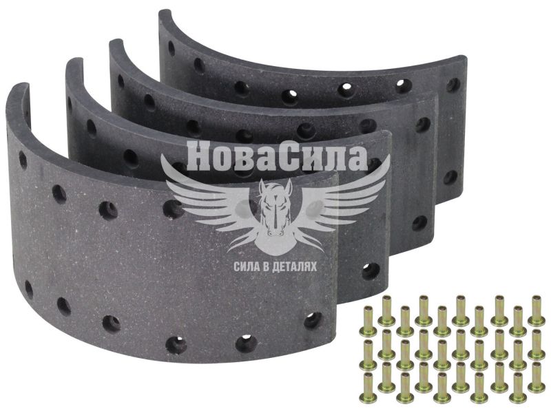 Накладка гальмівної колодки Богдан 11мм. к-т. 4шт. (QSP-M)