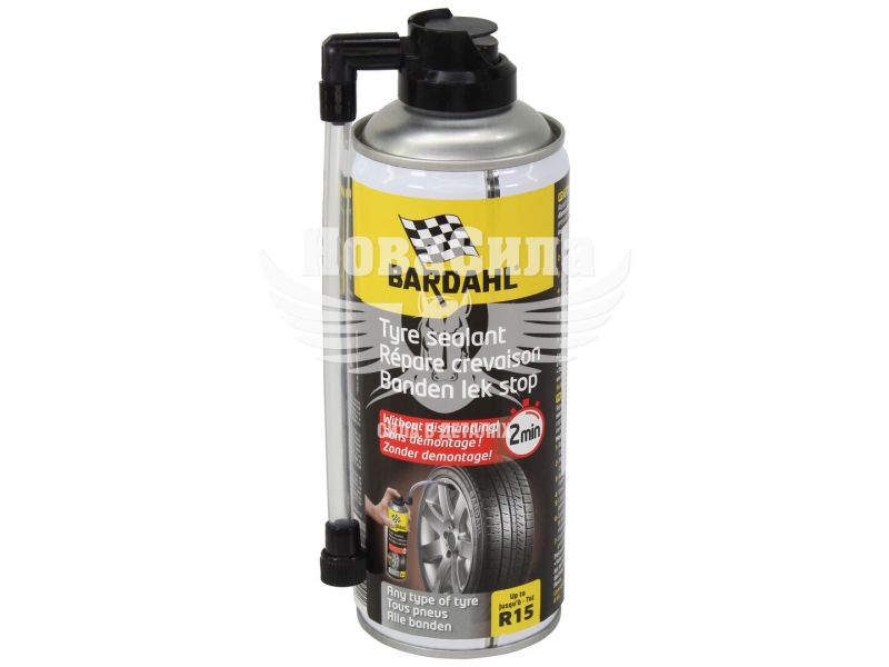 Герметик проколотих шин (Bardahl) Tyre Sealant 400мл. (4942B)