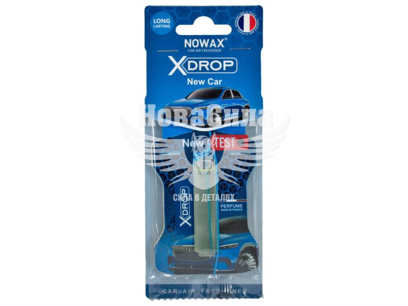Ароматизатор (Nowax) X Drop New Car (рідкий картка) 5мл. (NX00056)
