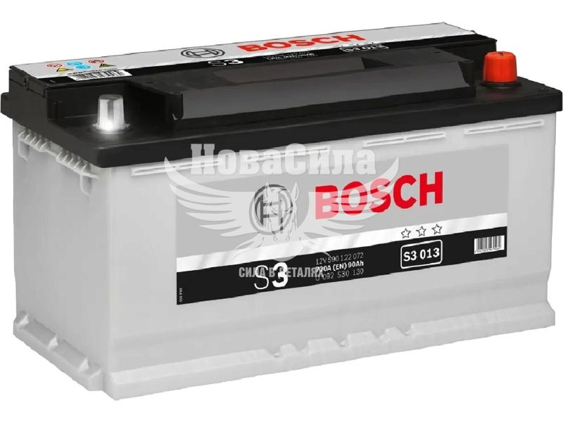 АКБ 88-А/Ч (Bosch) S-3 (R+) 740A (353х175х175мм.) (0092S30120)