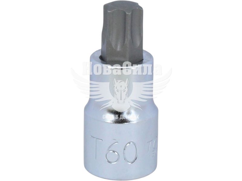 Головка торцева з бітою TORX 1/2 T60 (Toptul) (55мм.) (BCFA1660)