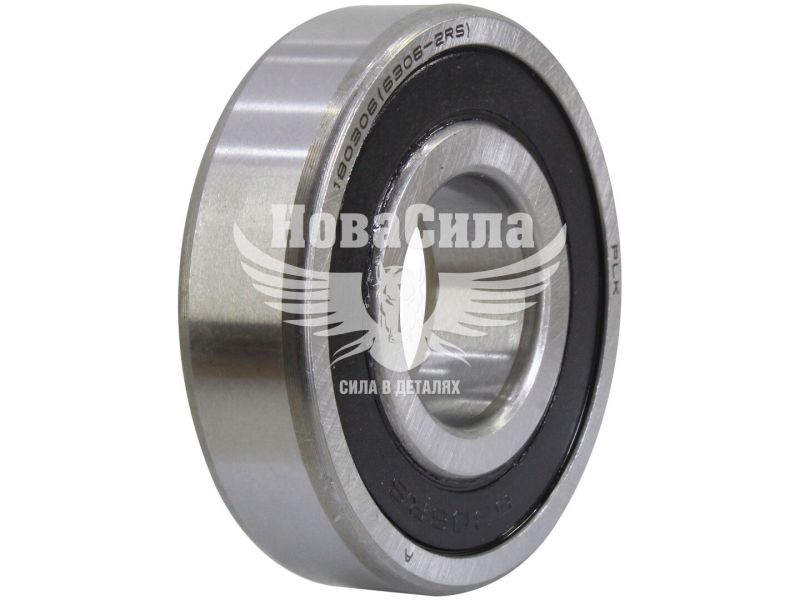 Підшипник шариковий 180306 6306-2RS (PLK) (72х30х19) (180306 6306-2RS)