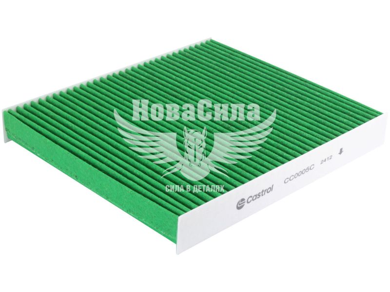 Фильтр салона (Castrol) Skoda Fabia с00г.в. 1.0, 1.2, 1.4, 1.4TDI, 1.9SDI, 1.9TDI (угольный) (CC0005C)