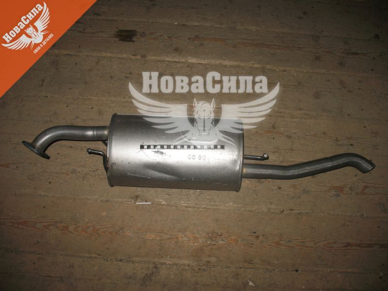 Глушник (бочка) основний Chevrolet Aveo седан (POLMO) (нерж.) (05.60)