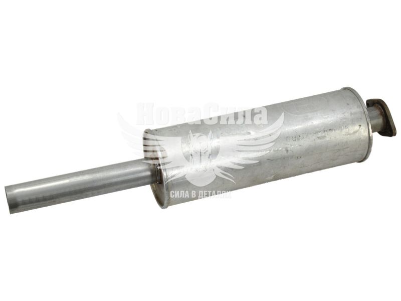 Глушник (резонатор) середній F. Transit 2.5D,TD з97-00р.в. (POLMO) (нерж.) (08.571)
