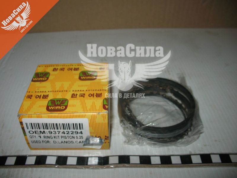 Кільця поршневі D. Lanos 76.75 8V 1.5 (Korea) Nubira, Lacetti