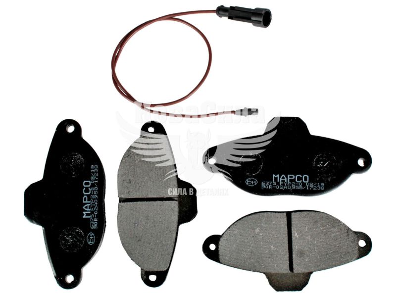 Колодки гальмівні Fiat Punto з93-00р.в. перед. (Bendix) (Mapco) (6375)