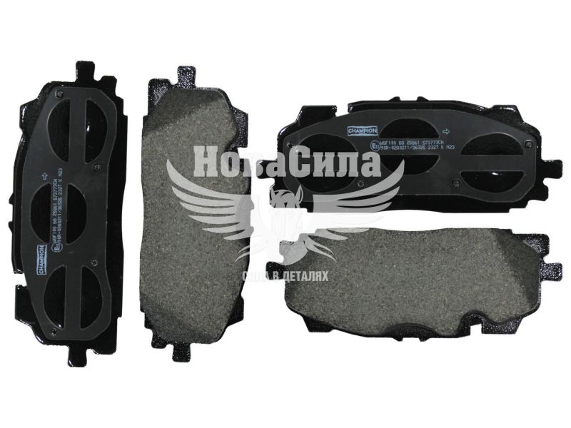 Колодки гальмівні Audi A4 з15р.в. перед. (Akebono) (Champion) (573773CH)