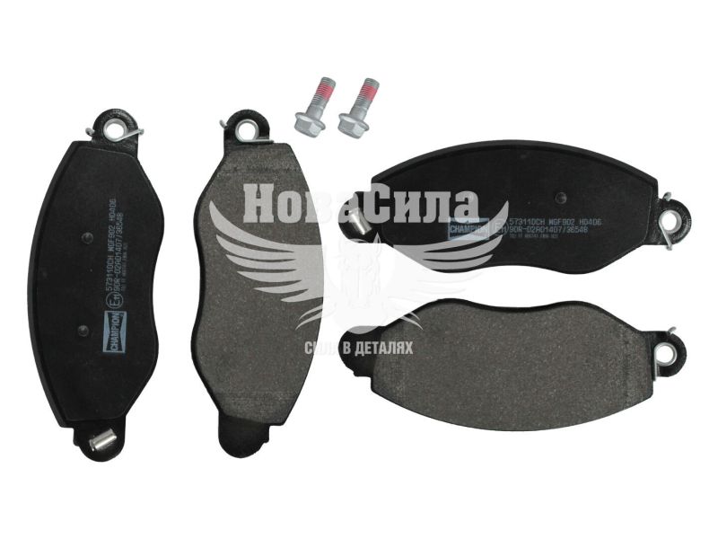 Колодки гальмівні F. Transit з00-06р.в. перед. (Bosch) (Champion) (573110CH)