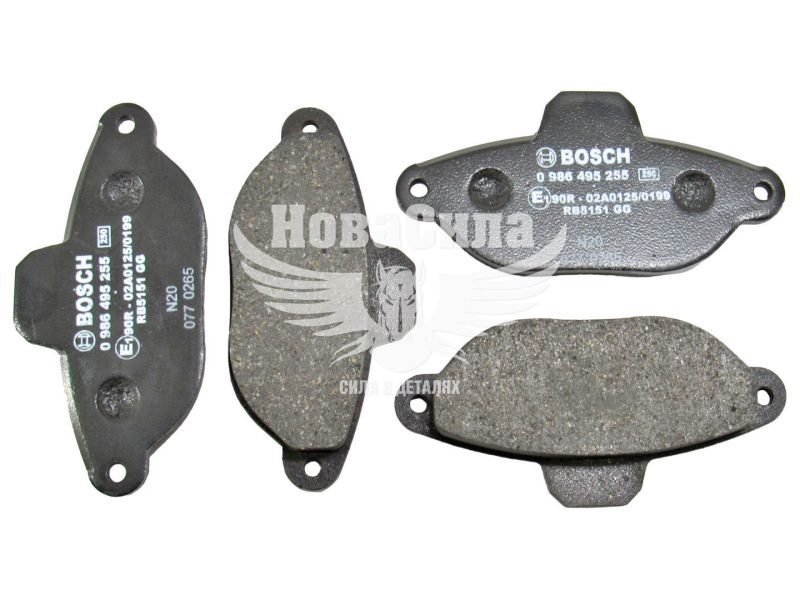 Колодки гальмівні Fiat Punto з93-00р.в. перед. (Bendix) (Bosch) (0986495255)