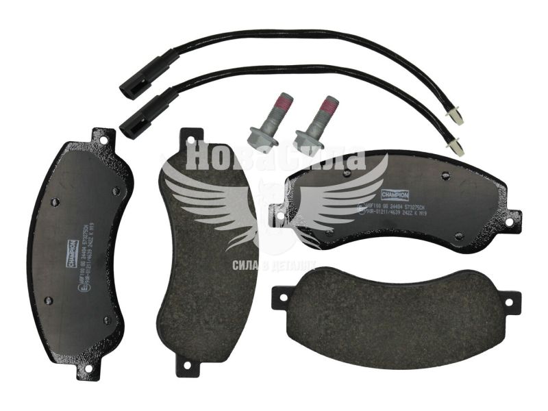 Колодки гальмівні F. Transit з06р.в. перед. (Bosch) (Champion) (573275CH)