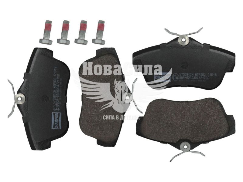 Колодки гальмівні Fiat Scudo з07р.в. зад. (TRW) (Champion) (573281CH)