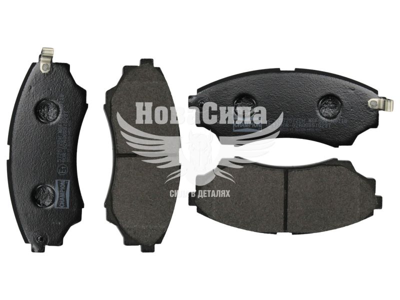 Колодки гальмівні F. Ranger з99-12р.в. перед. (Champion) (572572CH)