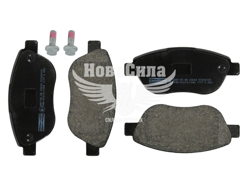 Колодки гальмівні Citroen Berlingo з08р.в. перед. (Bosch) (Champion) (573031CH)