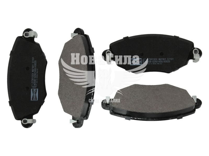Колодки гальмівні F. Mondeo III з00-07р.в. перед. (Bosch) (Champion) (573013CH)