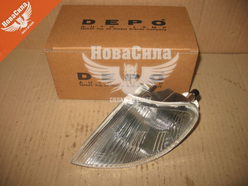 Ліхтар повороту фари Citroen Berlingo з96-05р.в. білий лів. (Depo) (552-1506L-UE)