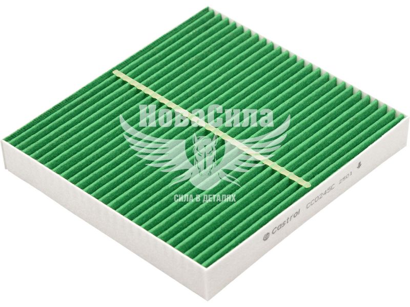 Фільтр салону (Castrol) Hyundai Santa Fe з18р.в. 2.0CRDi, 2.2, 2.4 (вугільний) (CC0245C)