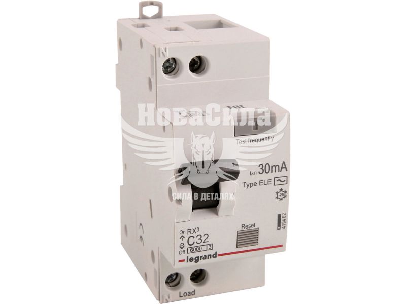 Диференціальний автомат LEGRAND RX3 1P+NC 32A 30мA AC (419402)