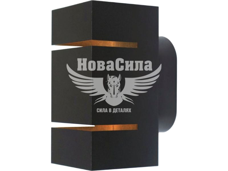 Настінний накладний світильник Feron AL8002 G9 під лампу чорний (7368)