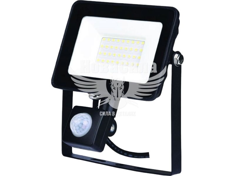 Прожектор світлодіодний Z-Light 50Вт 230V 6500K 2400Lm з датчиком руху (TL 4141 50W)