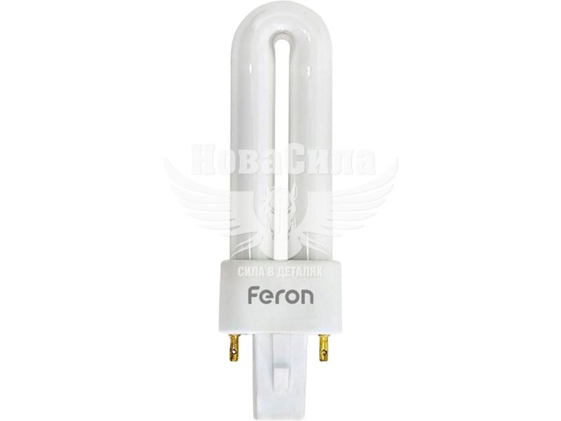 Енергозберігаюча лампа Feron G23 EST1 1U/2P PL-9W 9Вт 6400K (473)