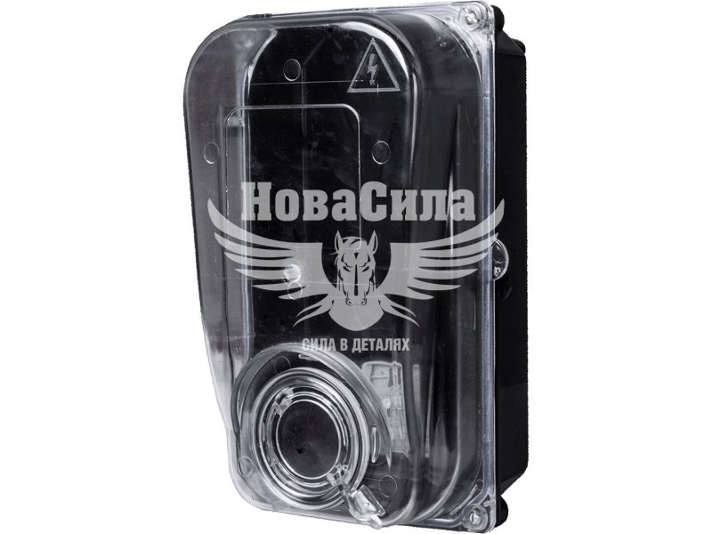 Корпус пластиковий E.NEXT e.mbox.stand.plastic.n.f1.pe прозорий, під однофазний лічильник, навісний (s0110005)
