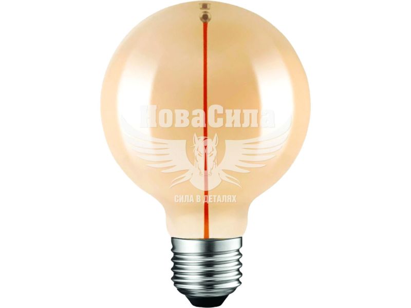 Світлодіодна лампа ETRON E27 Filament Magnetic 3Вт 1800K G95 Golden (1-EFP-1196)