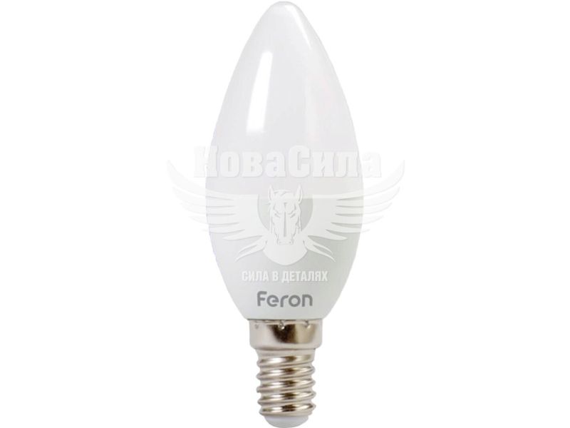 Світлодіодна лампа Feron E14 LB-720 4Вт 2700K C37 Свічка (4916)