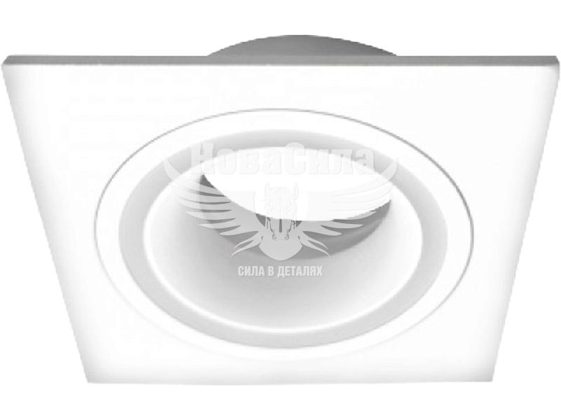 Світильник вбудований Feron DL6140 квадратний під лампу G5.3 MR16, білий (7207)