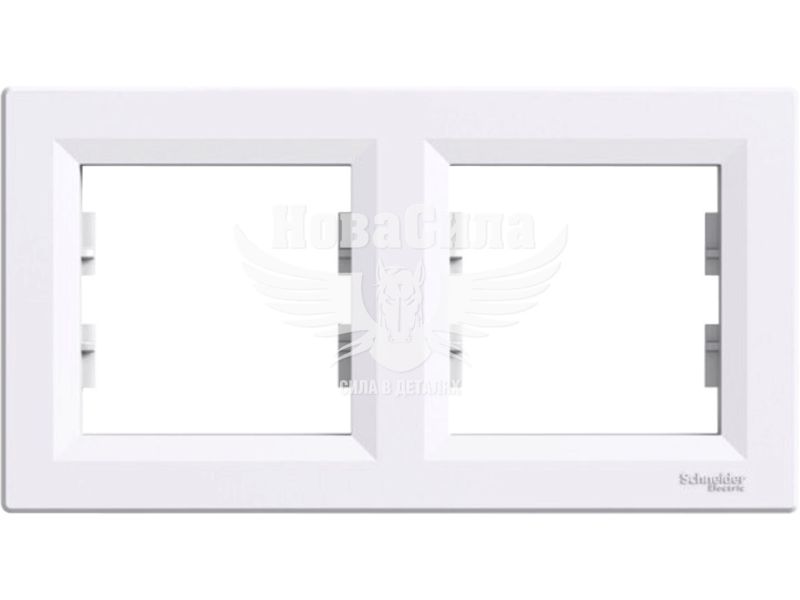 Рамка Schneider Electric Asfora 2-а горизонтальна, білий (EPH5800221)