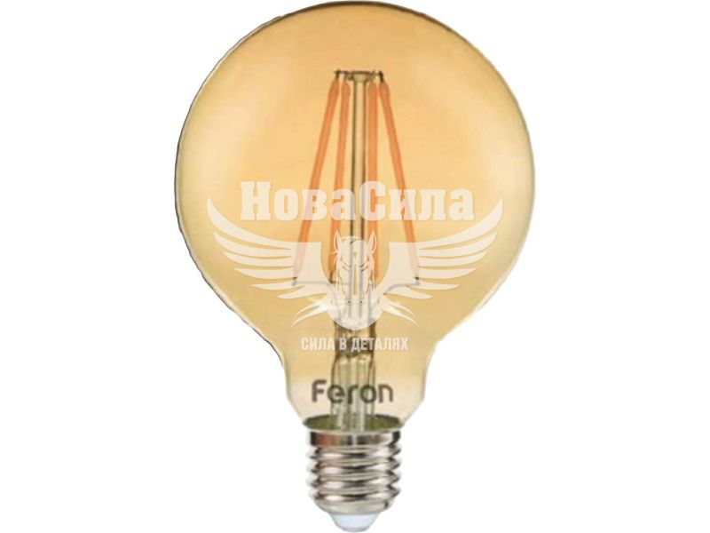 Світлодіодна лампа Feron E27 Filament LB-163 6Вт 2700K G95 (7515)