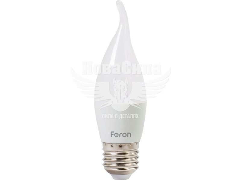 Світлодіодна лампа Feron E27 LB-737 6Вт 2700K C37 Свічка на вітру (5107)
