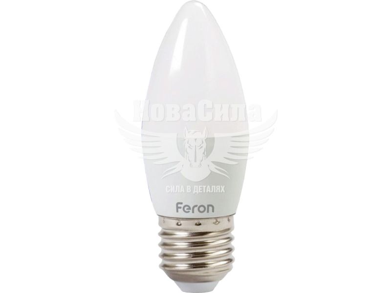 Світлодіодна лампа Feron E27 LB-737 6Вт 2700K C37 Свічка (5036)