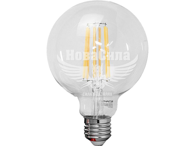 Світлодіодна лампа ETRON E27 Filament 20Вт 4200K G95 прозора (1-EFP-172)
