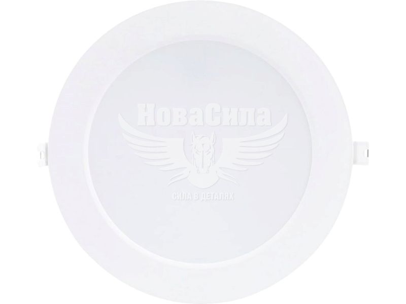 Світильник LED вбудований круглий Ledcoin AL512 12Вт (145/125 mm) 6500K 960Lm (8208)