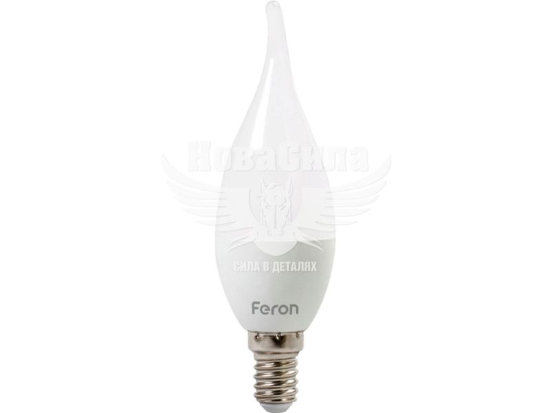 Світлодіодна лампа Feron E14 LB-737 6Вт 4000K C37 Свічка на вітру (5110)