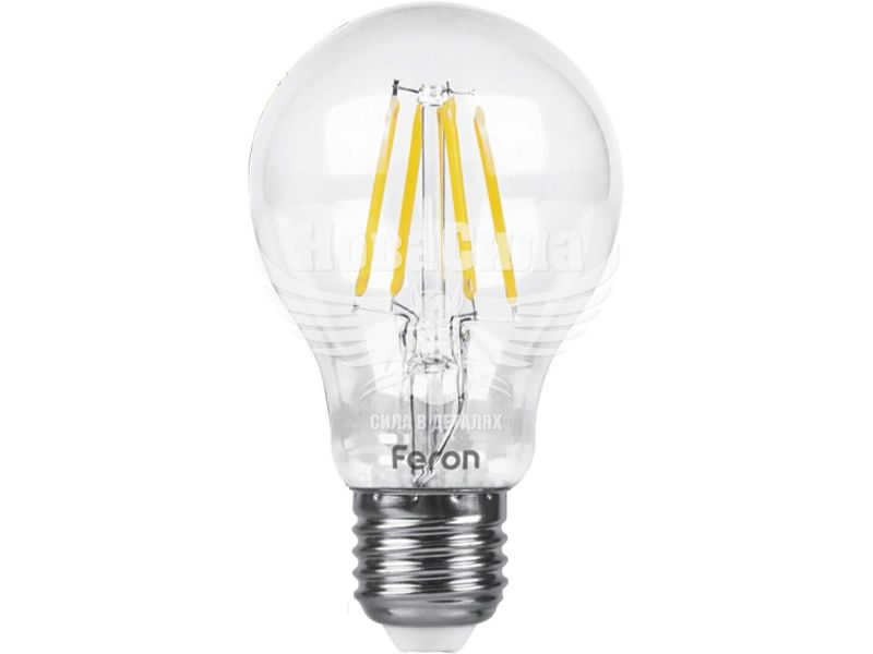 Світлодіодна лампа Feron E27 Filament LB-57 6Вт 4000K А60 (6483)