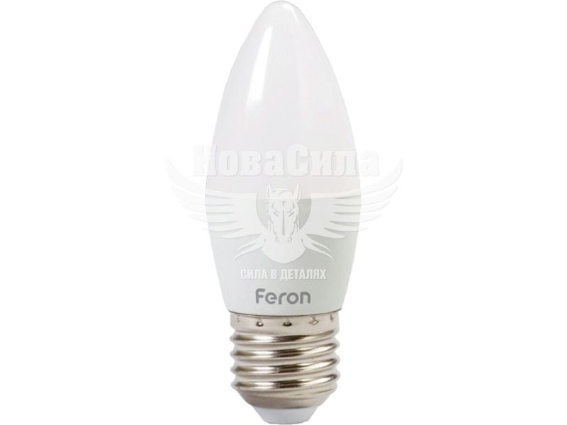 Світлодіодна лампа Feron E27 LB-720 4Вт 4000K C37 Свічка (5043)